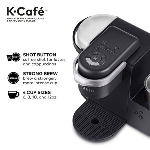 Keurig K-Cafe Single-Serve K-Cup Coffee Maker, Latte Maker and Cappucc –  doutoui