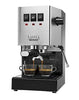 Gaggia RI9380/46 Classic Pro Espresso Machine, Solid, Brushed Stainless Steel