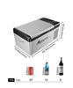 Alpicool C15 Portable Refrigerator 16 Quart(15 Liter) Vehicle, Car, Truck, RV, Boat, Mini fridge freezer for Driving, Travel, Fishing, Outdoor and Home use -12/24V DC and 110-240 AC