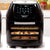 Power AirFryer XL 6 QT Power Air Fryer Oven With 7 in 1 Cooking Features with Professional Dehydrator and Rotisserie Rotisserie Rotisserie