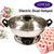 Sonya Shabu Shabu Hot Pot Electric Mongolian Hot Pot W/DIVIDER UL Approved for safety