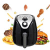 Secura 1500W Large Capacity 3.2-Liter, 3.4 QT, Electric Hot Air Fryer & Additional Accessories, Recipes, BBQ Rack & Skewers