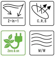 Daewoo KOR-7LREM Retro Countertop Microwave Oven 0.7 Cu. Ft., 700W | Mint Green