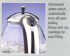 Capresso 259 H2O Plus Glass Water Kettle, Polished Chrome