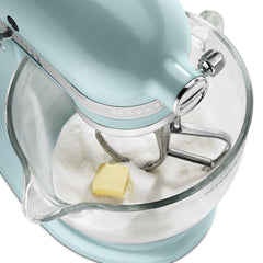KitchenAid KSM155GBAZ 5-Qt. Artisan Design Series with Glass Bowl - Azure Blue