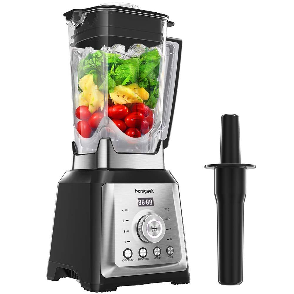 Homgeek Blender Smoothie Maker, 30000 RPM High Speed Professional Countertop Blender for Shakes and Smoothies, with 8-speeds Control, 68OZ BPA-Free Tritan Pitcher, 1450W