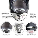 Secura Stainless Steel Water Boiler and Warmer w/Night light | Electric Kettle Water Heater, Tea Pot w/Auto Shut-Off Protection, 4-Quart (2-Year Warranty)