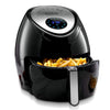 Baulia AF810 Fryer 3.8QT - Easy to Use Digital Air Machine - Cook Healthy, Nutritious Food with No Oil - LCD Screen Control - Insulated Handle, 3.8 QT, Black