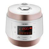 Cuckoo CMC-QSB501S, Q5 Premium 8 in 1 Multi (Pressure, Slow, Rice Cooker, Browning Fry, Steamer, Warmer, Yogurt, Soup Maker) Stainless Steel, Mad, Medium, GOLD/WHITE