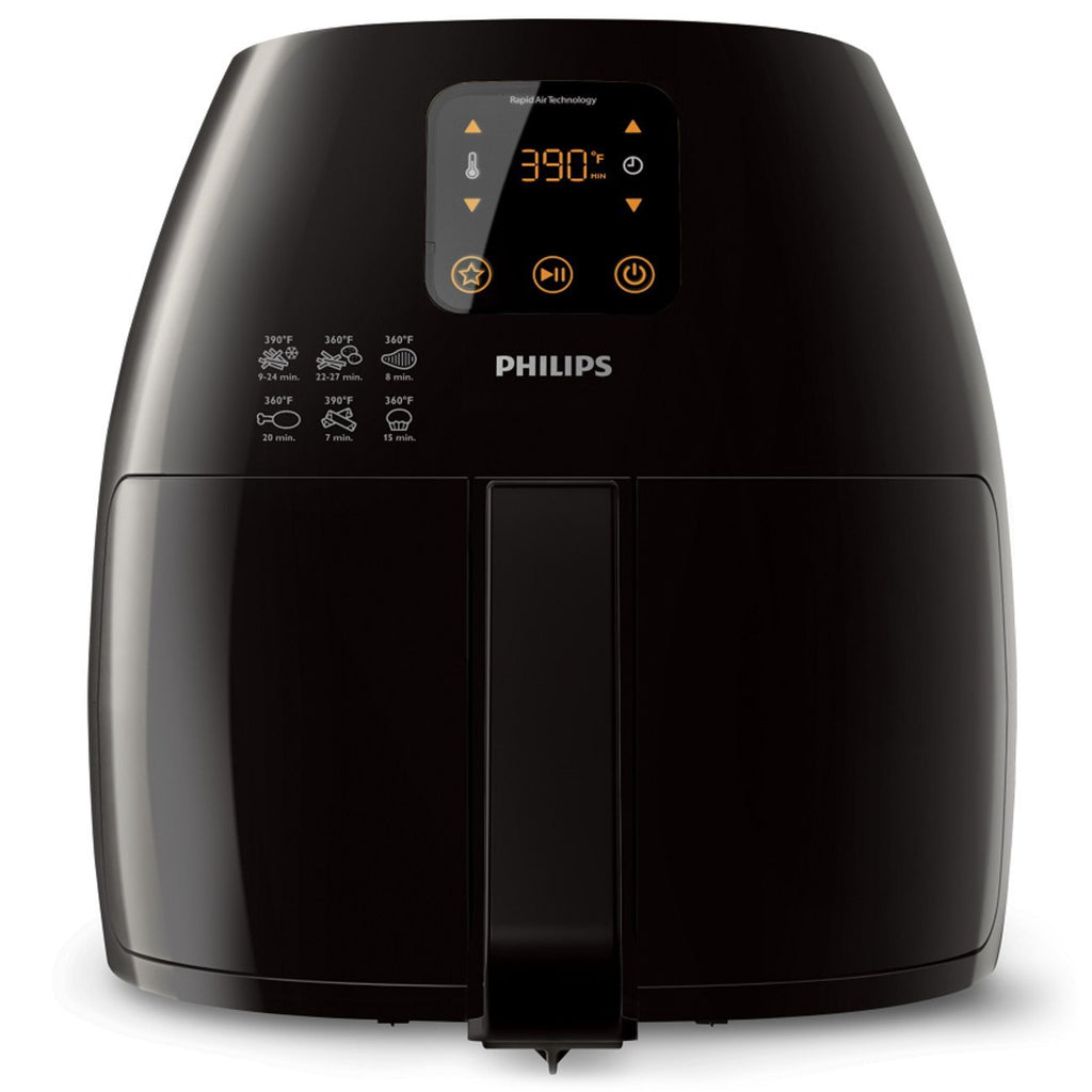 Philips Starfish Technology XL Airfryer, Digital Interface, Black - 2.65lb/3.5qt  HD9240/94