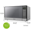 Panasonic Microwave Oven NN-SN686S Stainless Steel Countertop/Built-In with Inverter Technology and Genius Sensor, 1.2 Cu. Ft, 1200W