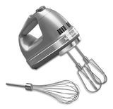 KitchenAid KHM7210CU 7-Speed Digital Hand Mixer with Turbo Beater II Accessories and Pro Whisk - Contour Silver