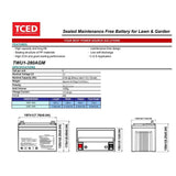 Sealed Battery Replacement for Huskee GTR Riding Lawn Mower Tractor 1yr Warranty