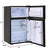 COSTWAY Compact Refrigerator 3.2 cu ft. Unit Small Freezer Cooler Fridge (Grey)