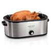 Hamilton Beach 28 lb 22-Quart Roaster Oven with Self-Basting Lid (Stainless Steel)