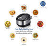 COMFEE' 5.2Qt (20 cups Cooked) Asian Style Programmable All-in-1 Multi Cooker, Rice Cooker, Slow cooker, Steamer, Sauté, Yogurt maker, Stewpot with 24 Hours Delay Timer and Auto Keep Warm Functions