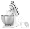 KitchenAid KSM75WH Classic Plus Series 4.5-Quart Tilt-Head Stand Mixer, White