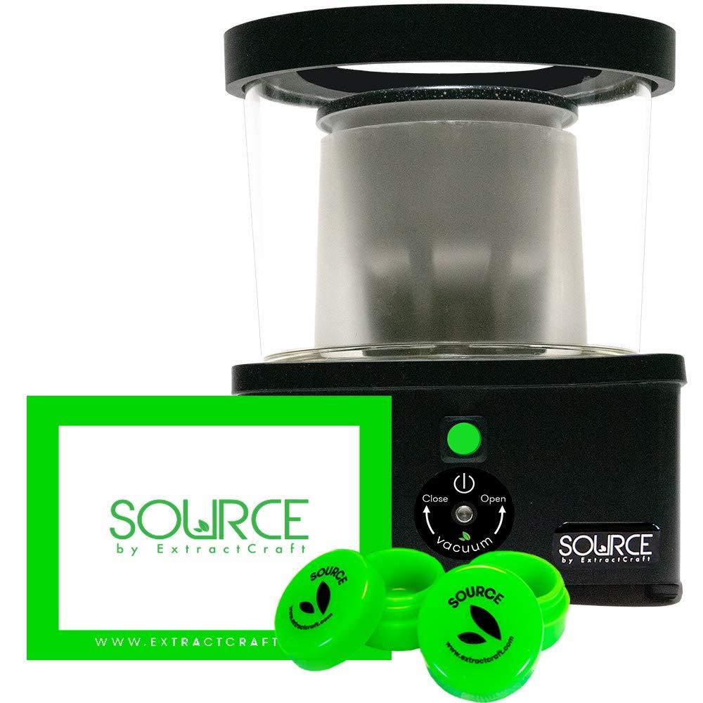 Source Turbo by ExtractCraft With a Platinum Grade Silicone Mat & Two Silicone Storage Containers