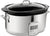 All-Clad SD700450 Programmable Oval-Shaped Slow Cooker with Black Ceramic Insert and Glass Lid, 6.5-Quart, Silver