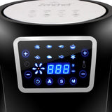 SUPER DEAL ZenChef PRO XXL Hot Air Fryer Family Size 5.8 Qt. 8-in-1 Digital Air fryer + Recipe Books, Upgraded Full Touch Screen, 1700W