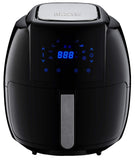 GoWISE USA 7.0-Quart 8-in-1 Digital Air Fryer XXL with Basket Divider Accessory + 50 Recipes