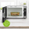 Panasonic Microwave Oven NN-SN966S Stainless Steel Countertop/Built-In with Inverter Technology and Genius Sensor, 2.2 Cu. Ft, 1250W