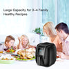 ENKLOV Air Fryer 5.5QT XL (Recipe Guide Included) ENKLOV 12 in 1 Digital Display Control, Oil Less Hot Airfryer Oven, Fast 1350W Electric Power Air Cooker,Easy Clean