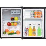 Magic Chef MCBR240S1 Refrigerator, 2.4 cu.ft, Stainless Look, Steel