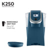 Keurig K250 Single Serve, K-Cup Pod Coffee Maker with Strength Control, Peacock Blue