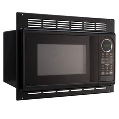 RecPro RV Microwave | .9 Cubic Ft Black Microwave with Trim Kit | 900 Watt (RPM-1-BLK)