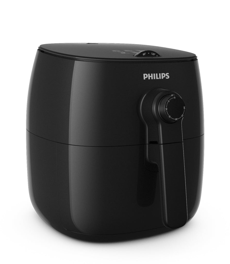 Philips TurboStar Technology Airfryer, Analog Interface, Black - 1.8lb/2.75qt- HD9621/96