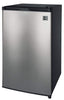 RCA 3.2 Cu Ft Compact Fridge, Mini Refrigerator, Stainless Steel