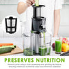 Aicok Juicer Slow Masticating Juicer Extractor, Cold Press Juicer Machine, Quiet Motor and Reverse Function, with Juice Jug and Brush to Clean Conveniently, High Nutrient Fruit and Vegetable Juice