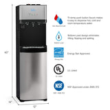Brio Self Cleaning Bottom Loading Water Cooler Water Dispenser - Limited Edition - 3 Temperature Settings - Hot, Cold & Cool Water - UL/Energy Star Approved