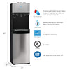 Brio Self Cleaning Bottom Loading Water Cooler Water Dispenser - Limited Edition - 3 Temperature Settings - Hot, Cold & Cool Water - UL/Energy Star Approved