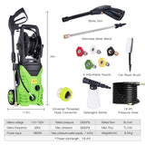 Schafter ST5 Pressure Washer, 3000 PSI Electric Pressure Washer 1800W Power Washer Rolling Wheels Pressure Washer, Hose Reel