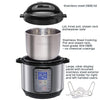 Instant Pot DUO Plus 60, 6 Qt 9-in-1 Multi- Use Programmable Pressure Cooker, Slow Cooker, Rice Cooker, Yogurt Maker, Egg Cooker, Saut, Steamer, Warmer, and Sterilizer (Renewed)