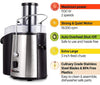 Mueller Austria Juicer Ultra 1100W Power, Easy Clean Extractor Press Centrifugal Juicing Machine, Wide 3