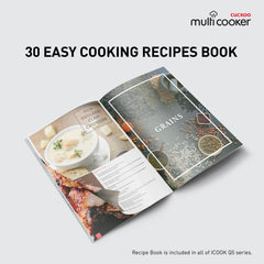 Cuckoo CMC-QSB501S, Q5 Premium 8 in 1 Multi (Pressure, Slow, Rice Cooker, Browning Fry, Steamer, Warmer, Yogurt, Soup Maker) Stainless Steel, Mad, Medium, GOLD/WHITE