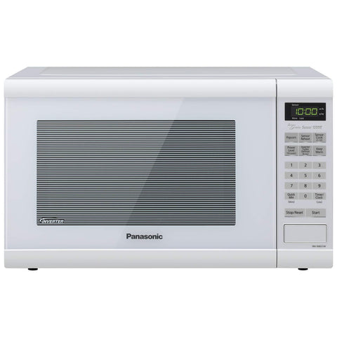Panasonic Microwave Oven NN-SN651WAZ White Countertop with Inverter Technology and Genius Sensor, 1.2 Cu. Ft, 1200W
