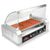 Olde Midway Electric 18 Hot Dog 7 Roller Grill Cooker Machine 900-Watt with Cover - Commercial Grade (Оne Расk)