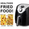 Secura 1500W Large Capacity 3.2-Liter, 3.4 QT, Electric Hot Air Fryer & Additional Accessories, Recipes, BBQ Rack & Skewers