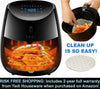 Yedi Total Package Air Fryer XL, 100 Recipes, Deluxe Accessory Kit, 2 Year Warranty, 5.8 Quart.