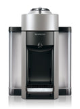 Nespresso by De'Longhi ENV135SAE Vertuo Evoluo Coffee and Espresso Machine Bundle with Aeroccino Milk Frother, Silver