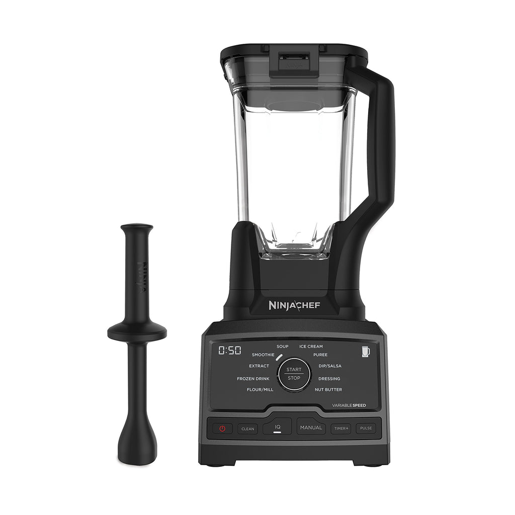 Ninja Chef Countertop Blender with 1500-Watt Auto-iQ Base, 10 Pre-Sets, 10 Speeds, Dishwasher Safe 72-Ounce Pitcher, and 50 Recipe Booklet (CT805)