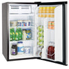 RCA 3.2 Cu Ft Compact Fridge, Mini Refrigerator, Stainless Steel