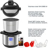 Instant Pot Smart WiFi 6 Quart Multi-use Electric Pressure, Slow, Rice Cooker, Yogurt, Cake Maker, Sauté, Steamer and Warmer, Silver