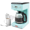 Nostalgia RCOF120AQ Retro 12-Cup Programmable Coffee Maker - Aqua Blue