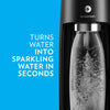 SodaStream Fizzi One Touch Sparkling Water Maker (Black) with CO2 and BPA free Bottle