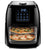 Chefman 6 Liter Digital Air Fryer+ Rotisserie, Dehydrator, Convection Oven, 8 Presets to Air Fry, Roast, Dehydrate, Bake & More, BPA-Free, Auto Shut-Off, Accessories Included, XL Family Size, Black